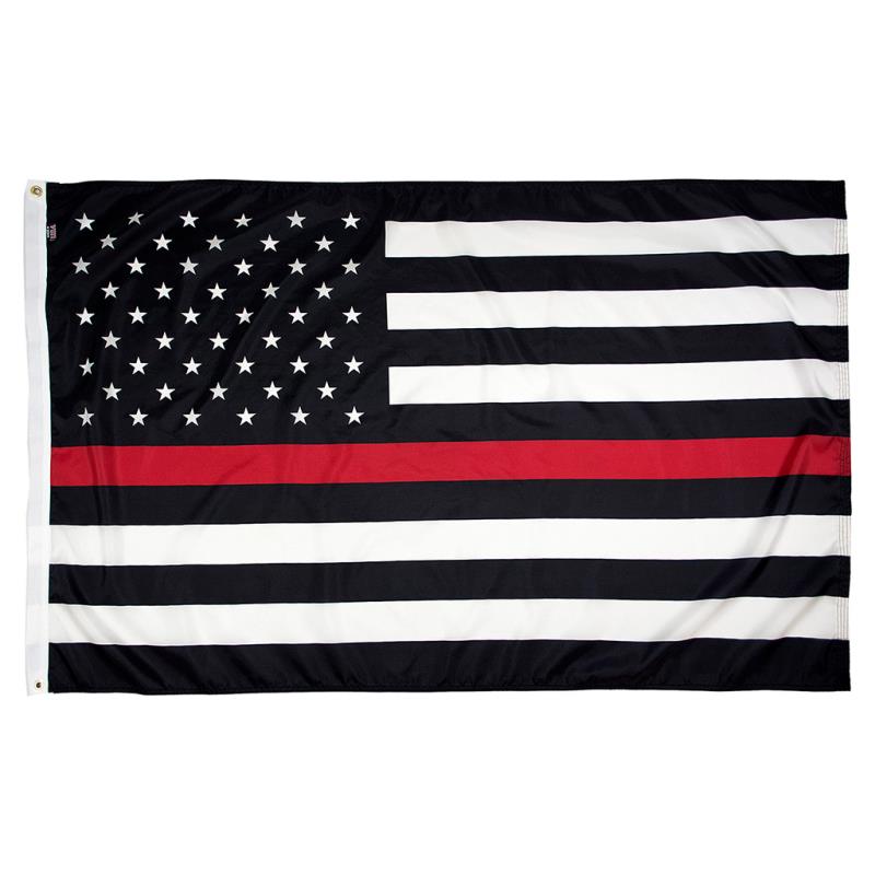 Thin Red Line U.S. Nylon Flag