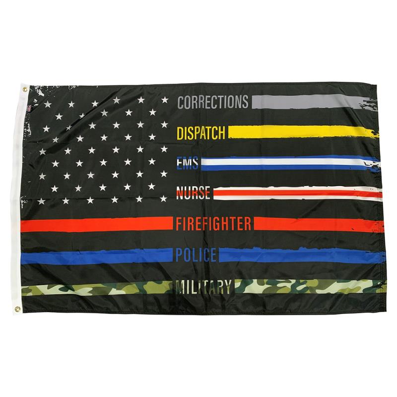 First Responder Thank You Nylon Flag