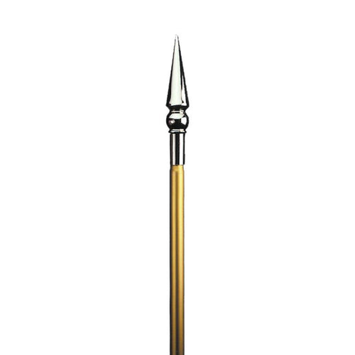 Conical Spear Gold Metal Ornament