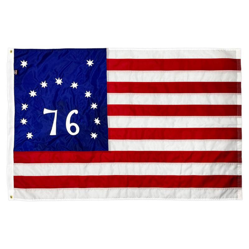 Bennington Flag — Embroidered & Sewn