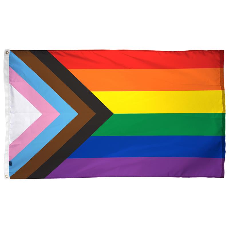 Progress Pride Nylon Flag