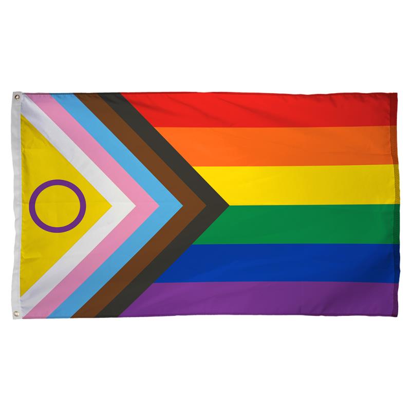 Intersex-Inclusive Progress Pride Nylon Flag