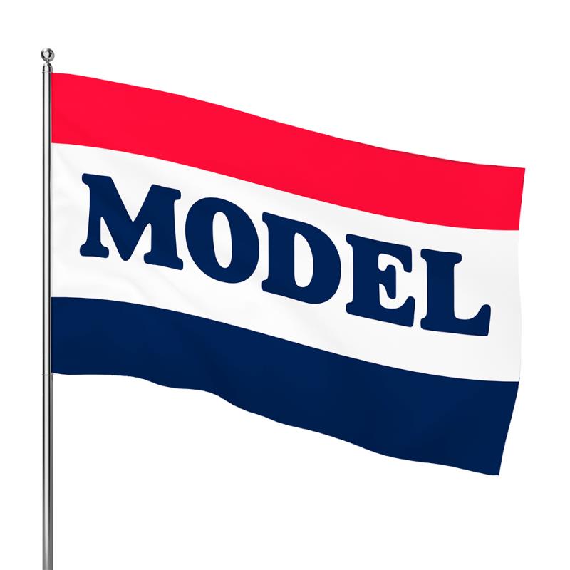 Model Message Nylon Flag