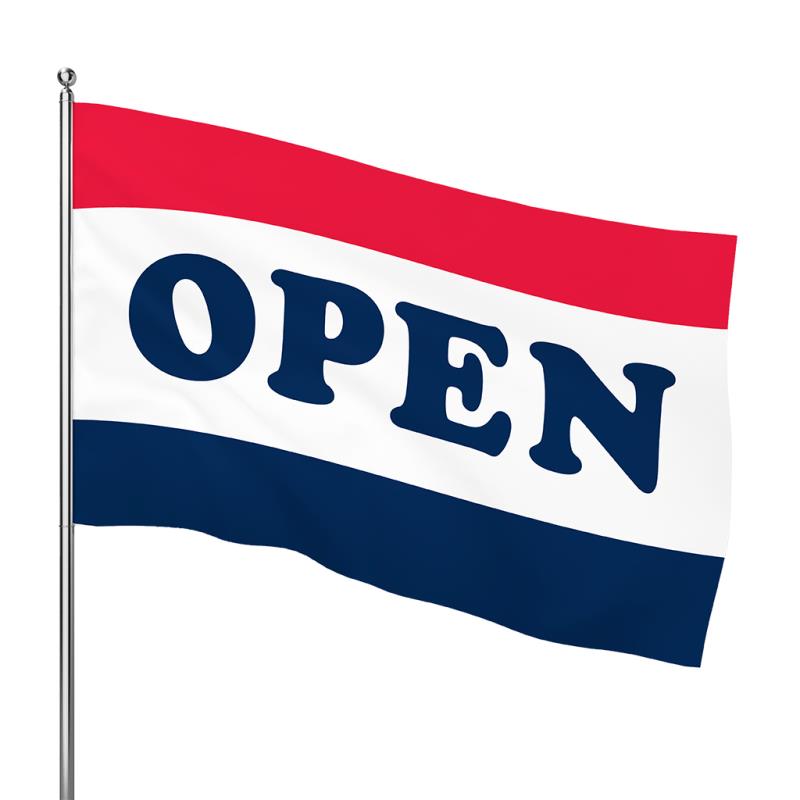Open Message Nylon Flag