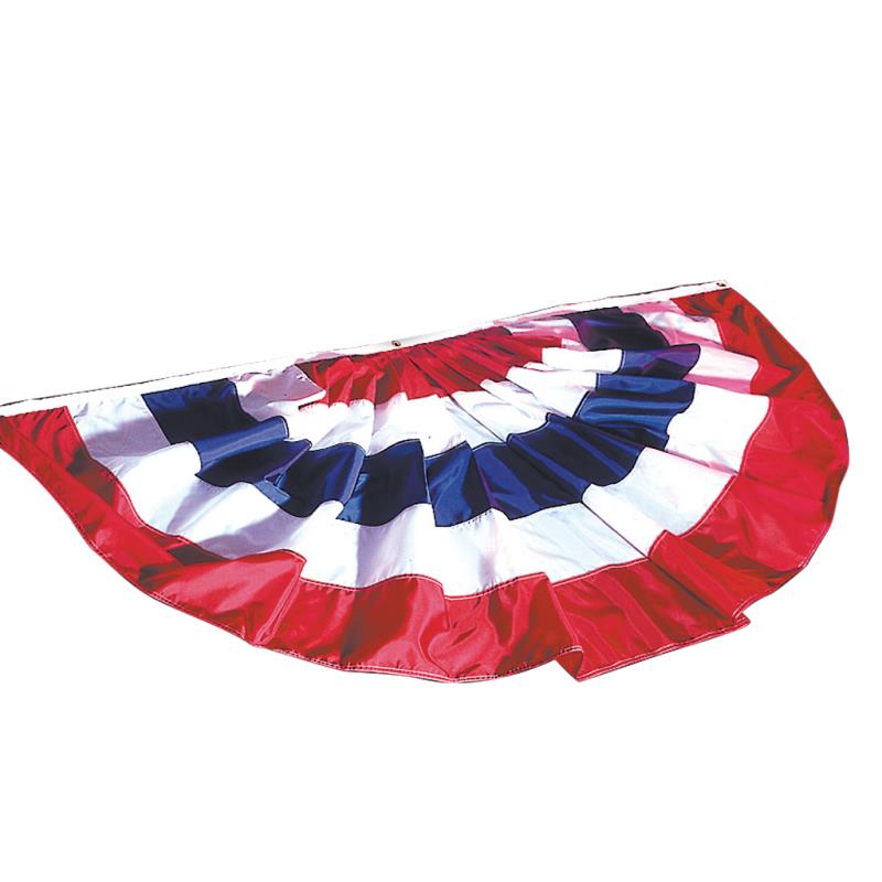 Patriotic Full Fan Nylon Bunting
