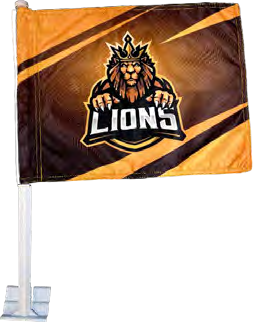 Custom Car Flags — supplier catalog example