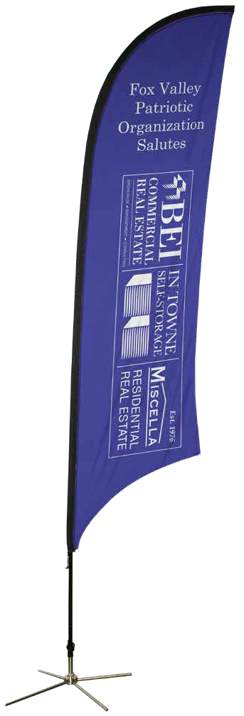 Replacement Custom Wave Banners — supplier catalog example