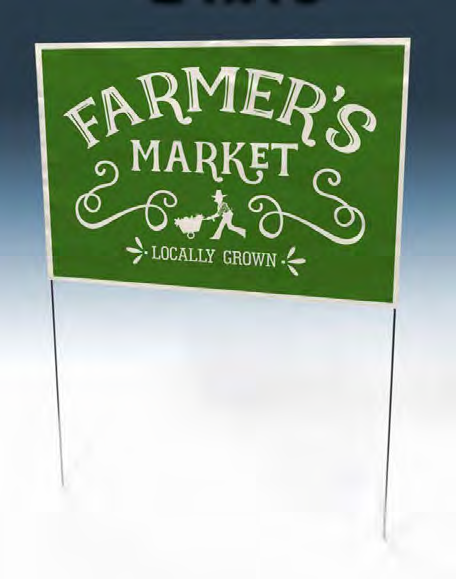 Custom Coroplast Yard Signs — supplier catalog example