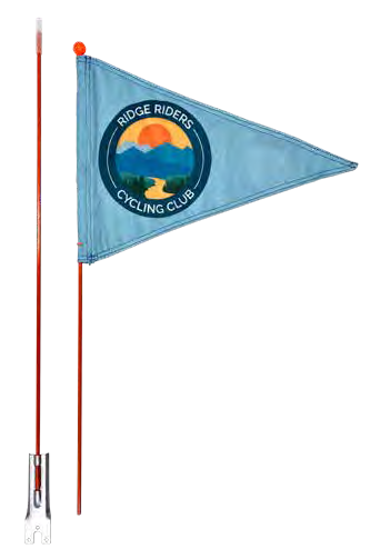 Custom Bike Flags — supplier catalog example