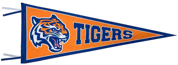 Custom Felt Pennants — supplier catalog example