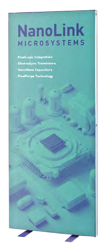 SEG Backlit Stand — supplier catalog example