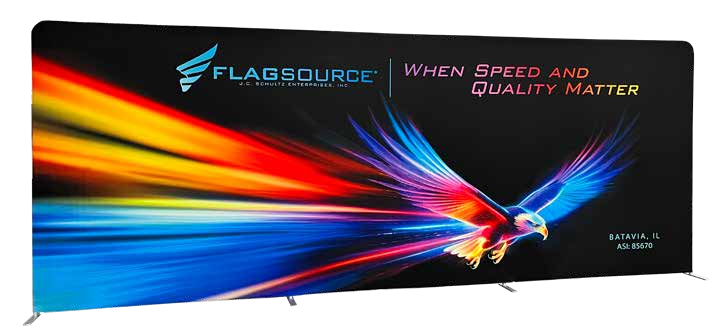 Straight Tension Fabric Displays — supplier catalog example
