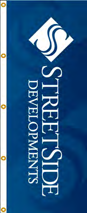 Custom Vertical Nylon Flags — supplier catalog example