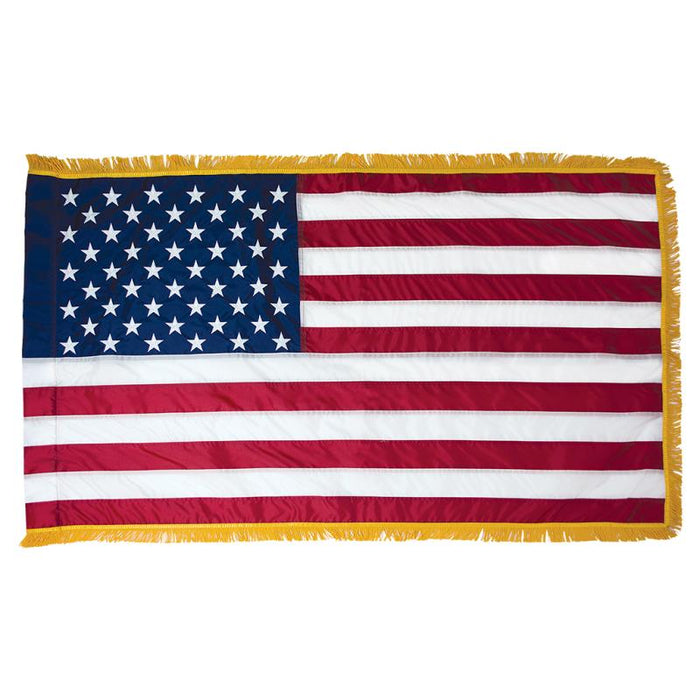 U.S. Nylon Flag — Fringed Pole Hem