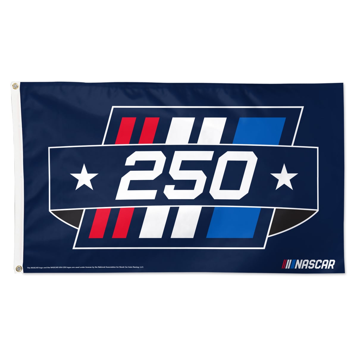 NASCAR 250 WinCraft Blue 3' x 5' Single-Sided Deluxe Flag