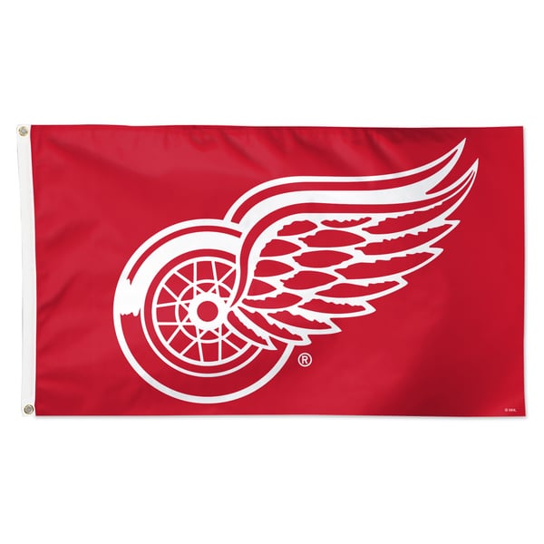 WinCraft Detroit Red Wings 3' x 5' Primary Logo Single-Sided Flag