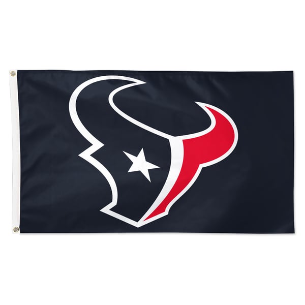 WinCraft Houston Texans 3' x 5' Logo Single-Sided Deluxe Flag