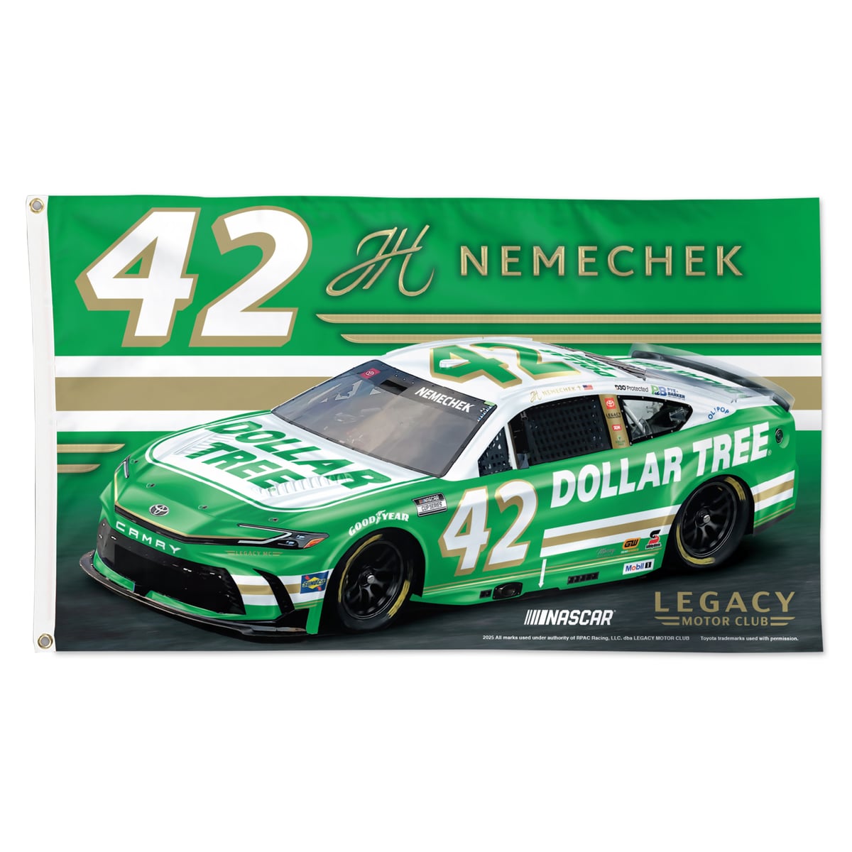 WinCraft John Hunter Nemechek 3' x 5' Single-Sided Deluxe Flag