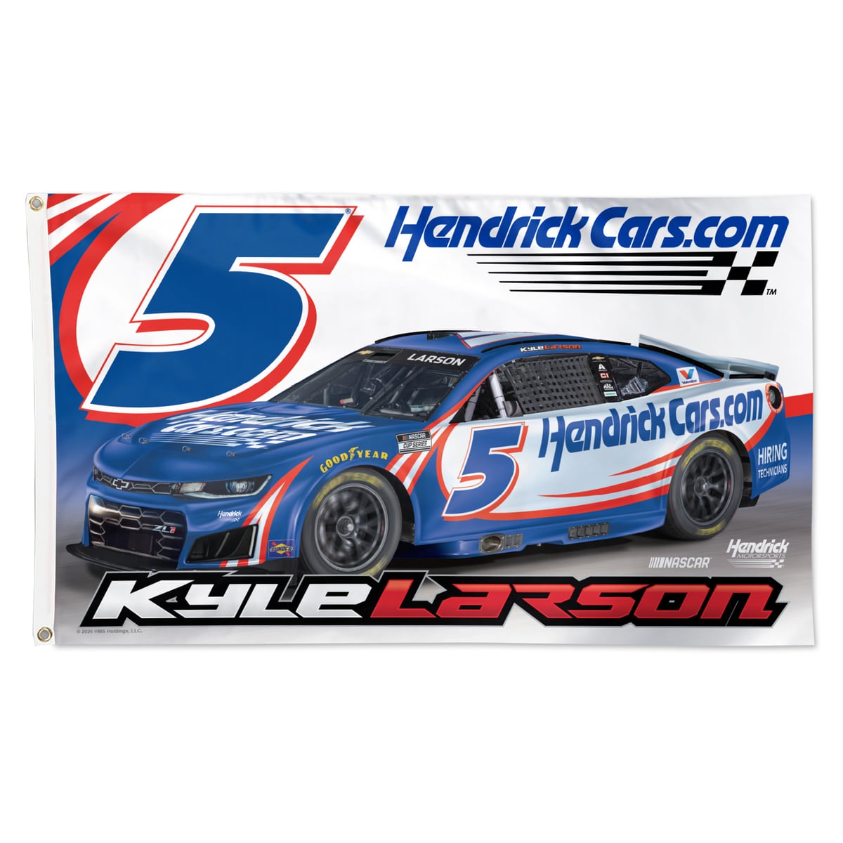WinCraft Kyle Larson 3' x 5' Single-Sided Deluxe Flag
