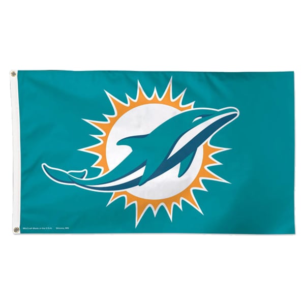 WinCraft Miami Dolphins Deluxe 3' x 5' Flag