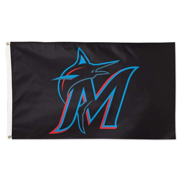 Miami Marlins WinCraft 3x5-foot flag