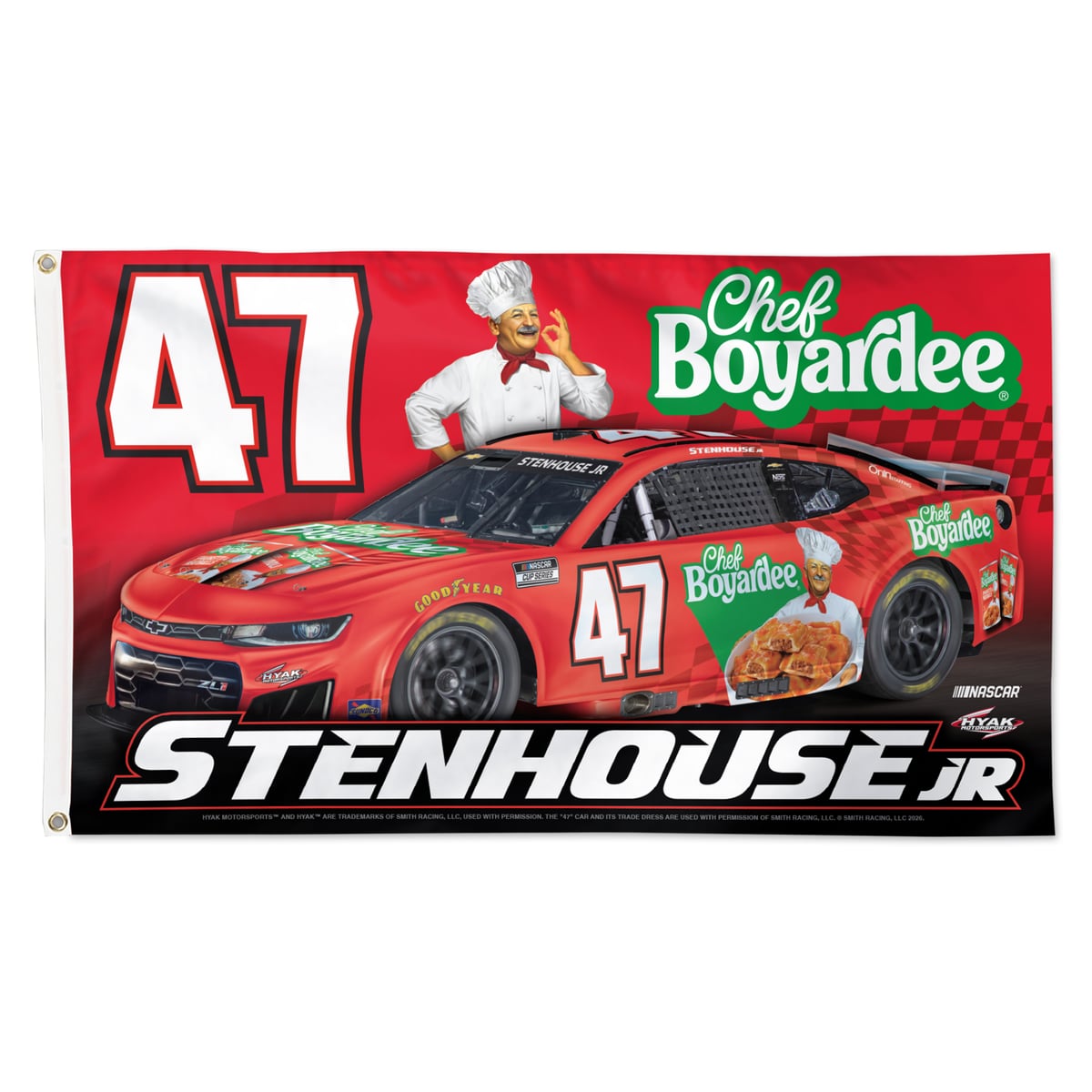 WinCraft Ricky Stenhouse Jr. 3' x 5' Single-Sided Deluxe Flag
