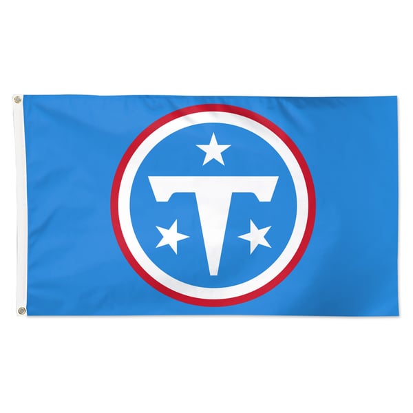 WinCraft Tennessee Titans  Single-Sided Deluxe 3' x 5' Primary Logo Flag